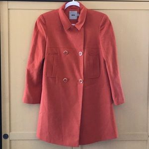 ASOS Orange Pea Coat